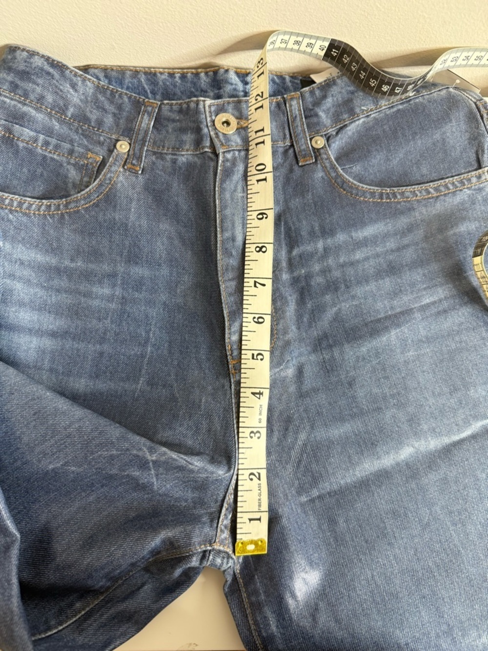Adriano Goldschmied Coated Denim Wide Leg Jeans - $215 NWT - Picture 9 of 10